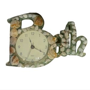 Kirch Lucite - Bath - Seashell Wall Clock